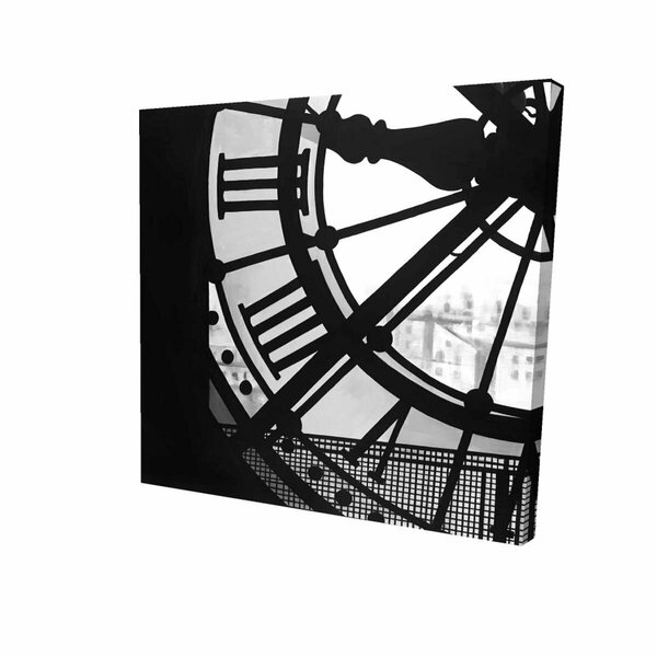 Fondo 12 x 12 in. Clock At The Orsay Museum-Print on Canvas FO2789225